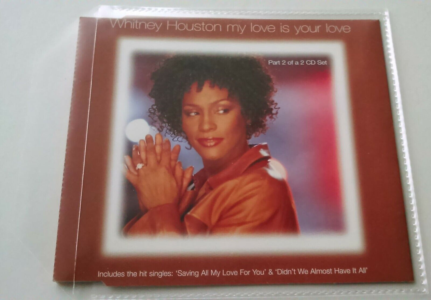 Whitney Houston – My Love Is Your Love CD2 single *no case - plastic wallet*