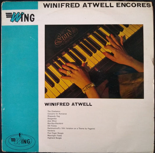 Winifred Atwell - Encores (Wing 1965) 12" vinyl LP VG/VG