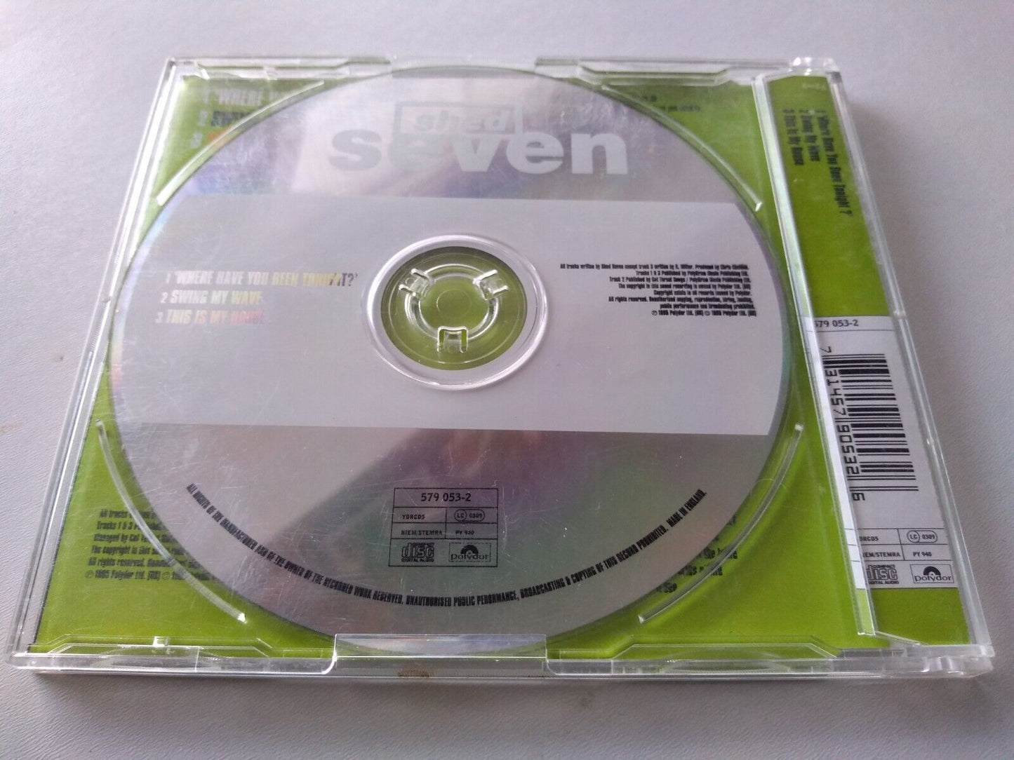 Shed Seven - Where Have You Been Tonight? (1995) CD single