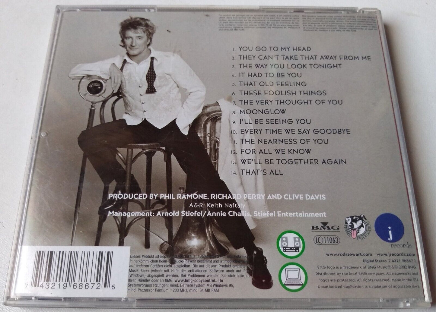 Rod Stewart - It Had to Be You: The Great American Songbook (2002) CD album