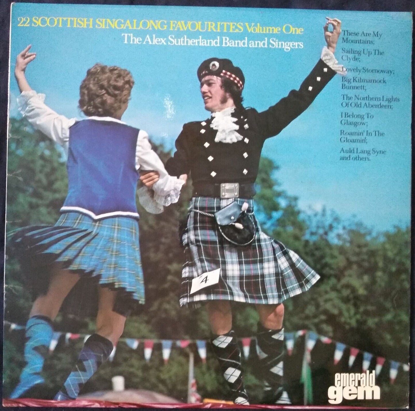 Alex Sutherland Band ‎– 22 Scottish Sing-A-Long Favourites (1977) 12" LP VG/VG