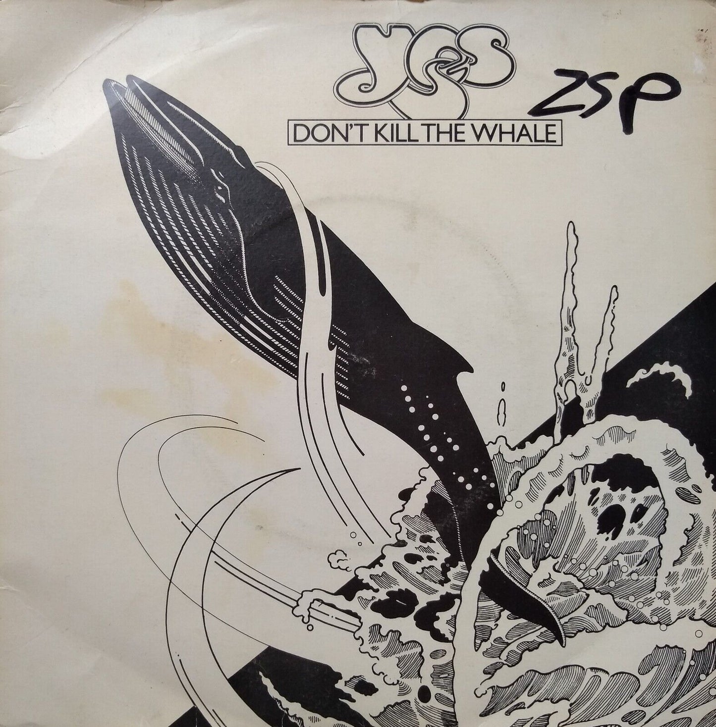 Yes - Don't Kill The Whale (Atlantic 1978) 7" vinyl single VG/VG