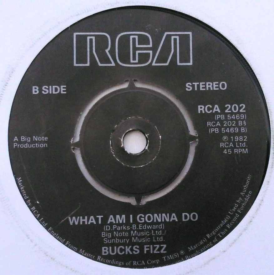 Bucks Fizz - My Camera Never Lies (RCA, 1982) 7" vinyl single VG/-