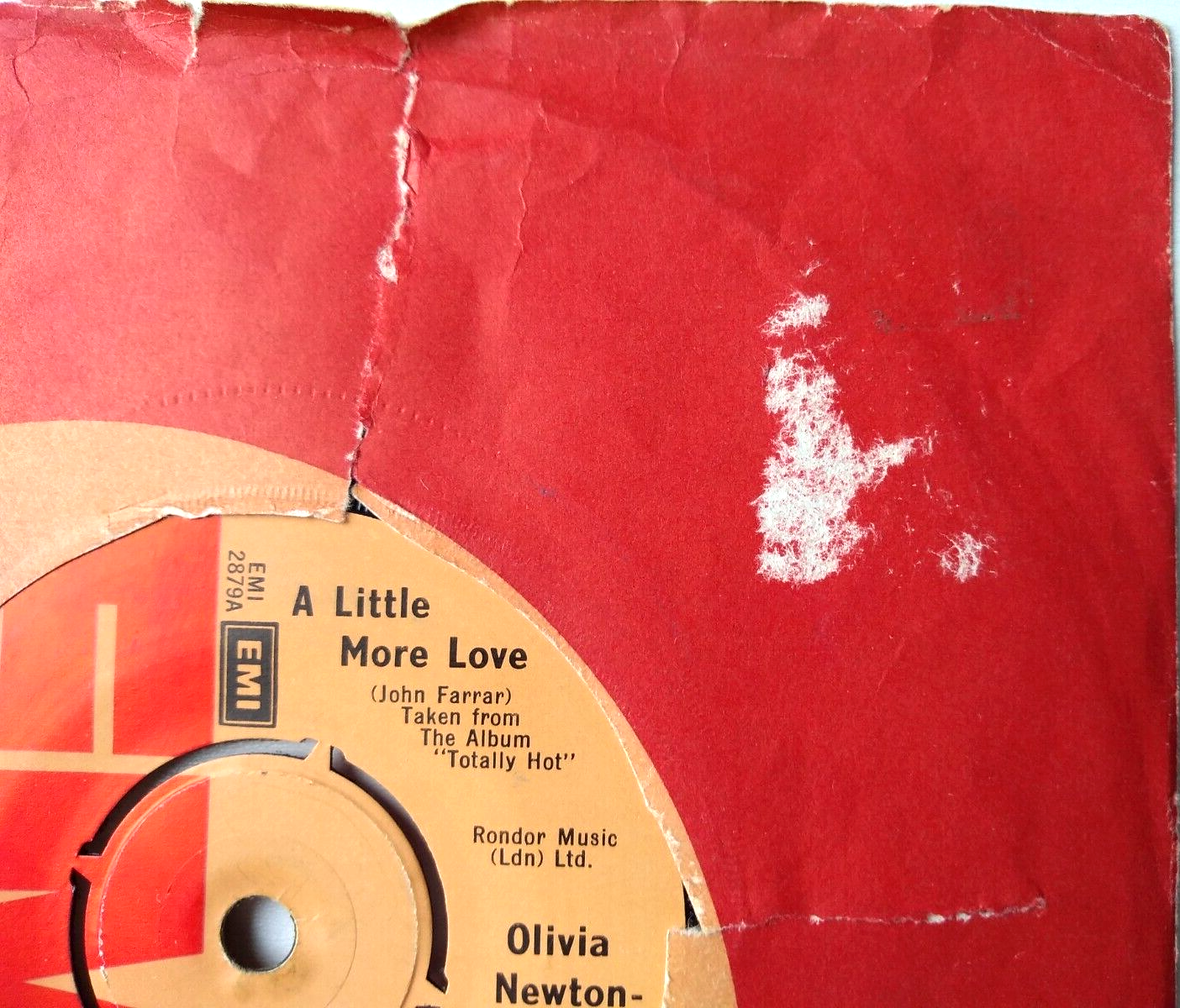 Olivia Newton-John – A Little More Love (EMI, 1978) 7" vinyl single VG/W