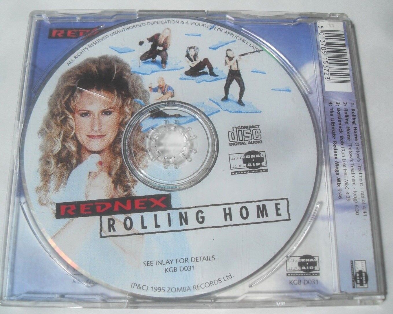 Rednex - Rolling Home (1995) CD single