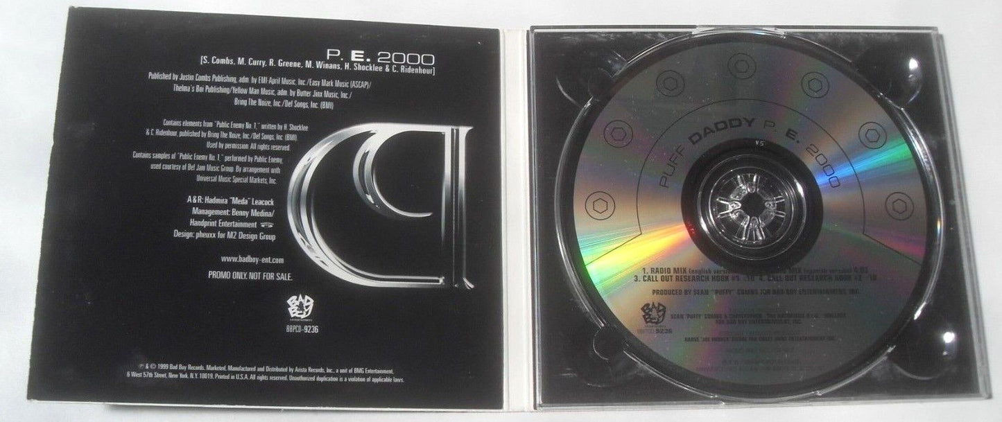 Puff Daddy Featuring Hurricane G. - P. E. 2000 (1999) CD single promo