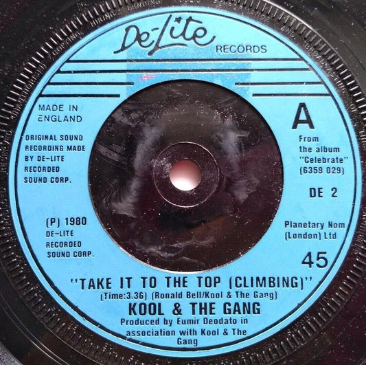 Kool And The Gang – Take It To The Top (Climbing) (1981) 7" vinyl single VG/-