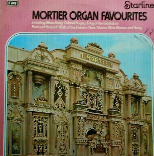 David Barlow presents Mortier Organ Favourites (1973) 12" vinyl LP VG/VG