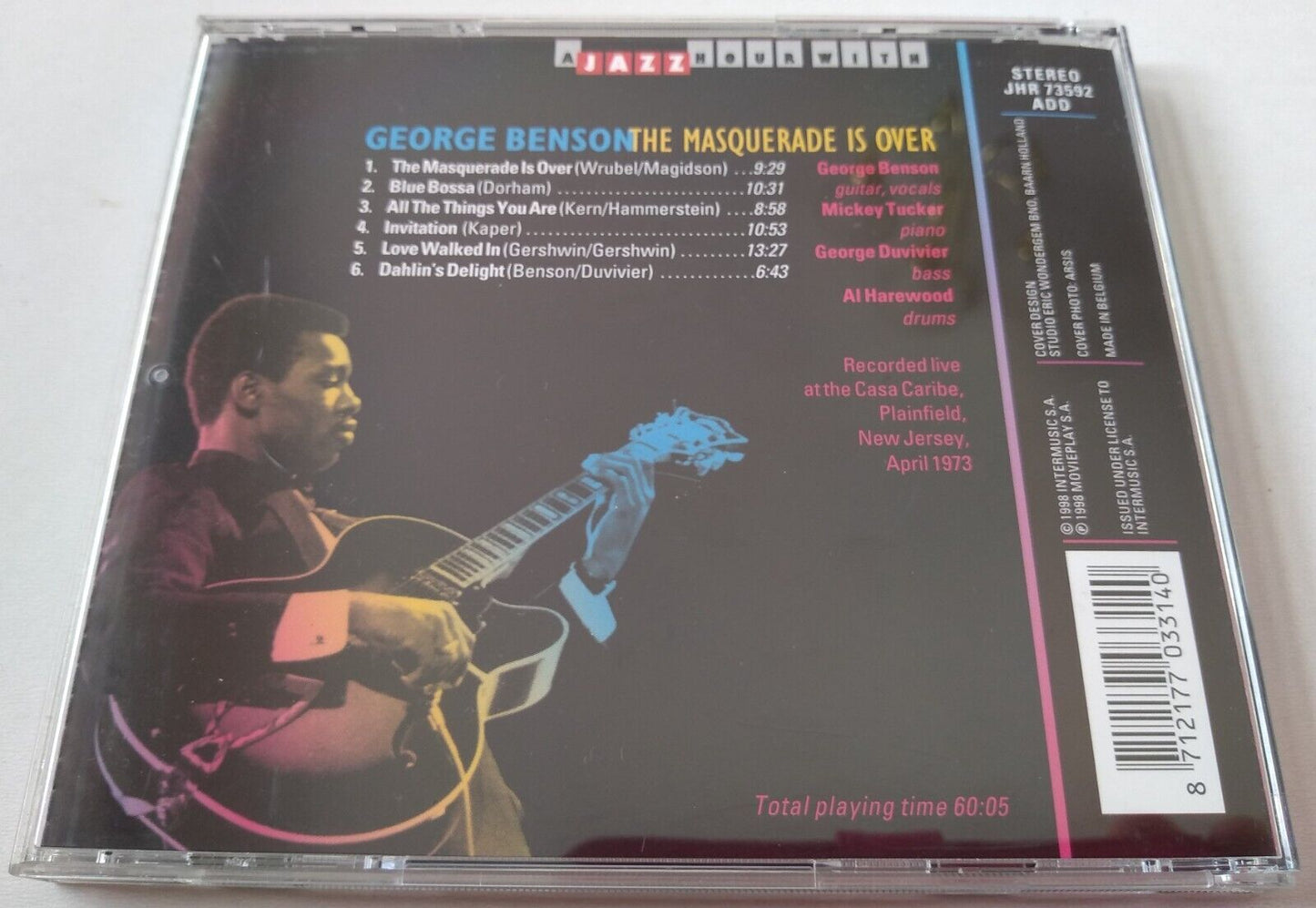 George Benson - The Masquerade Is Over (1998) CD live album