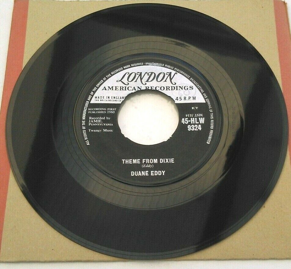 Duane Eddy - The Battle (London, 1959) 7" vinyl single VG/- jukebox centre