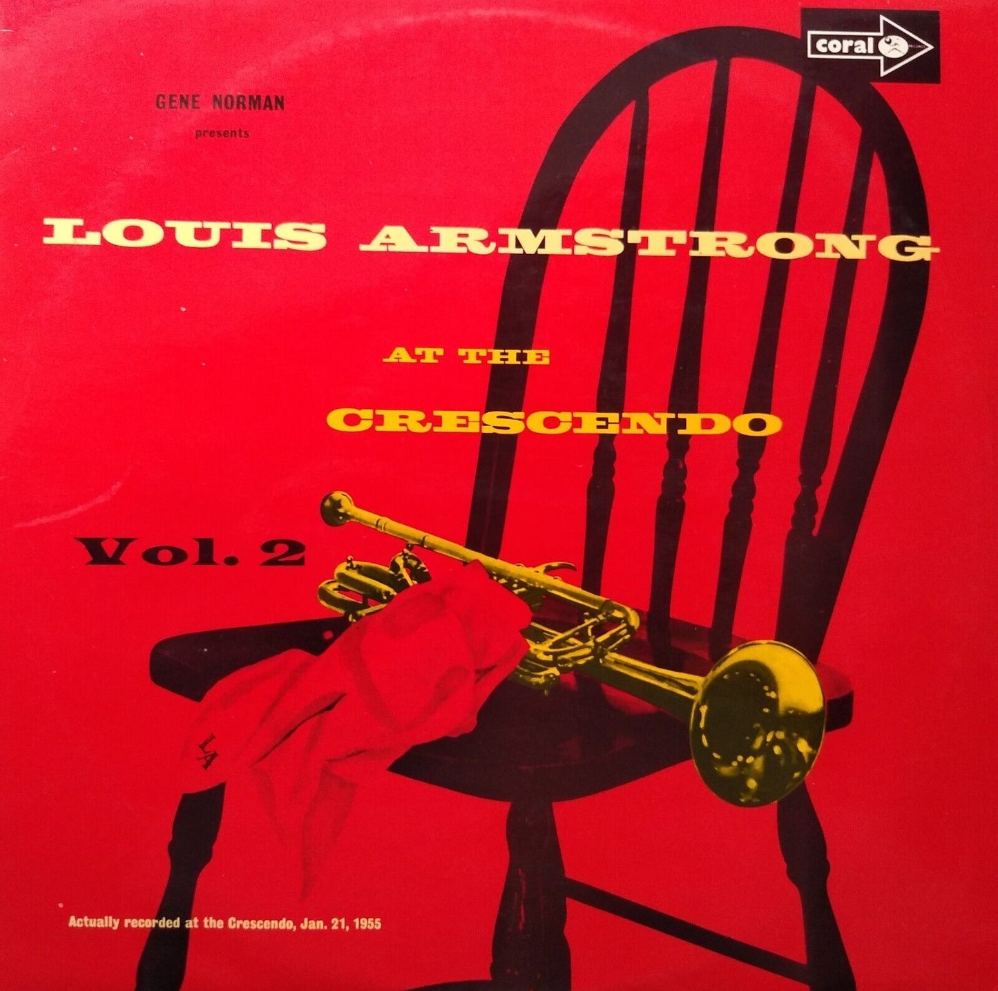 Louis Armstrong And His All-Stars – At The Crescendo Vol. 2 12" vinyl LP VG/VG