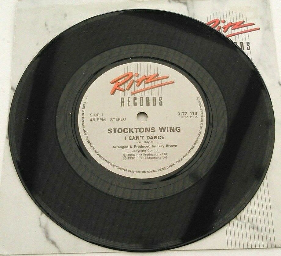 Stockton's Wing – I Can't Dance (Ritz, 1990) 7" vinyl single VG/VG