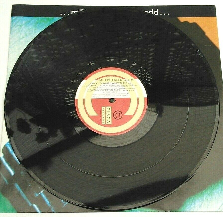 Millions Like Us – One World (Circa, 1988) 12" vinyl single VG/VG