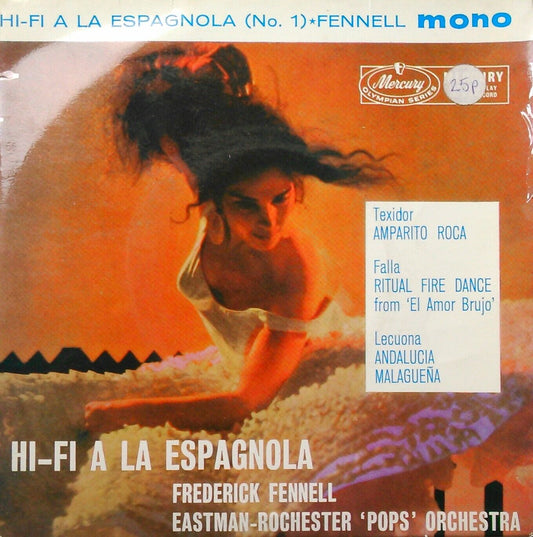 Frederick Fennell - Hi-Fi A La Espagnola (Mercury) 7" vinyl EP VG/VG