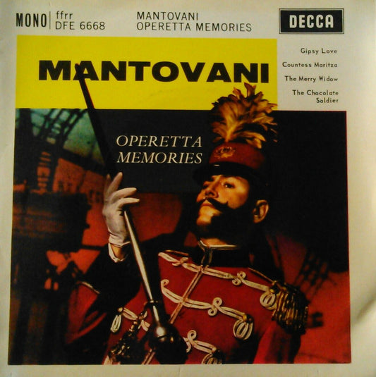 Mantovani - Operetta Memories (Decca, 1961) 7" vinyl single VG/VG