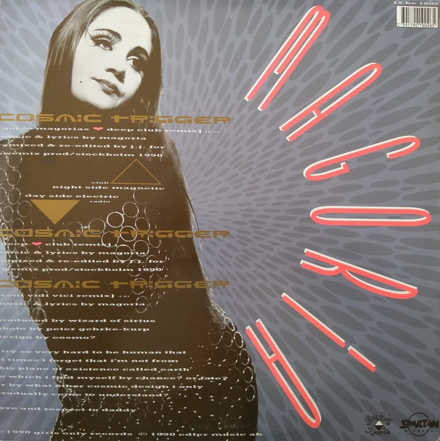 Magoria - Cosmic Trigger (Girls Only 1990) 12" vinyl single VG/VG Scandinavia