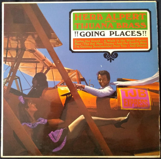 Herb Alpert & The Tijuana Brass ‎– !!Going Places!! (Pye 1965) 12" LP VG/VG