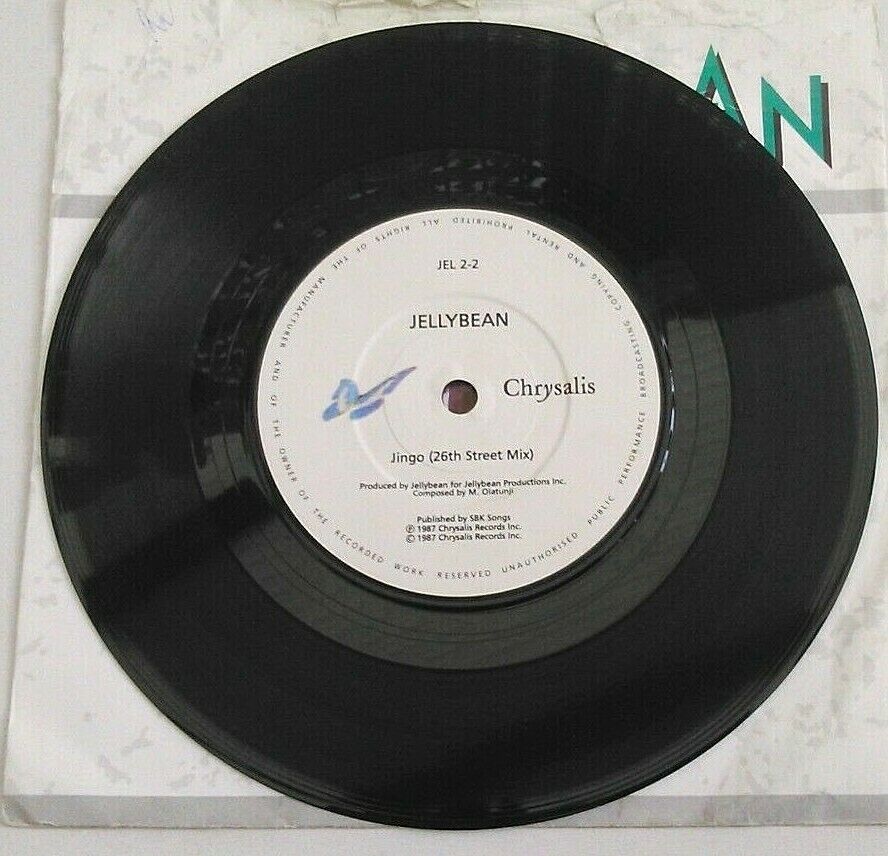 Jellybean - Jingo (Chrysalis, 1987) 7" vinyl single VG/G+