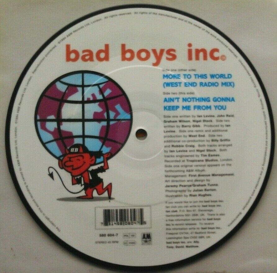 Bad Boys Inc. – More To This World (A&M, 1994) 7" vinyl single VG/VG pic