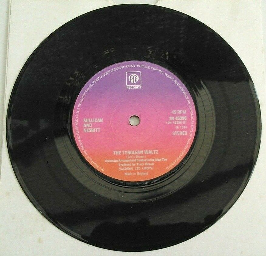 Millican And Nesbitt - Mexicali Rose (Pye, 1974) 7" vinyl single VG/-