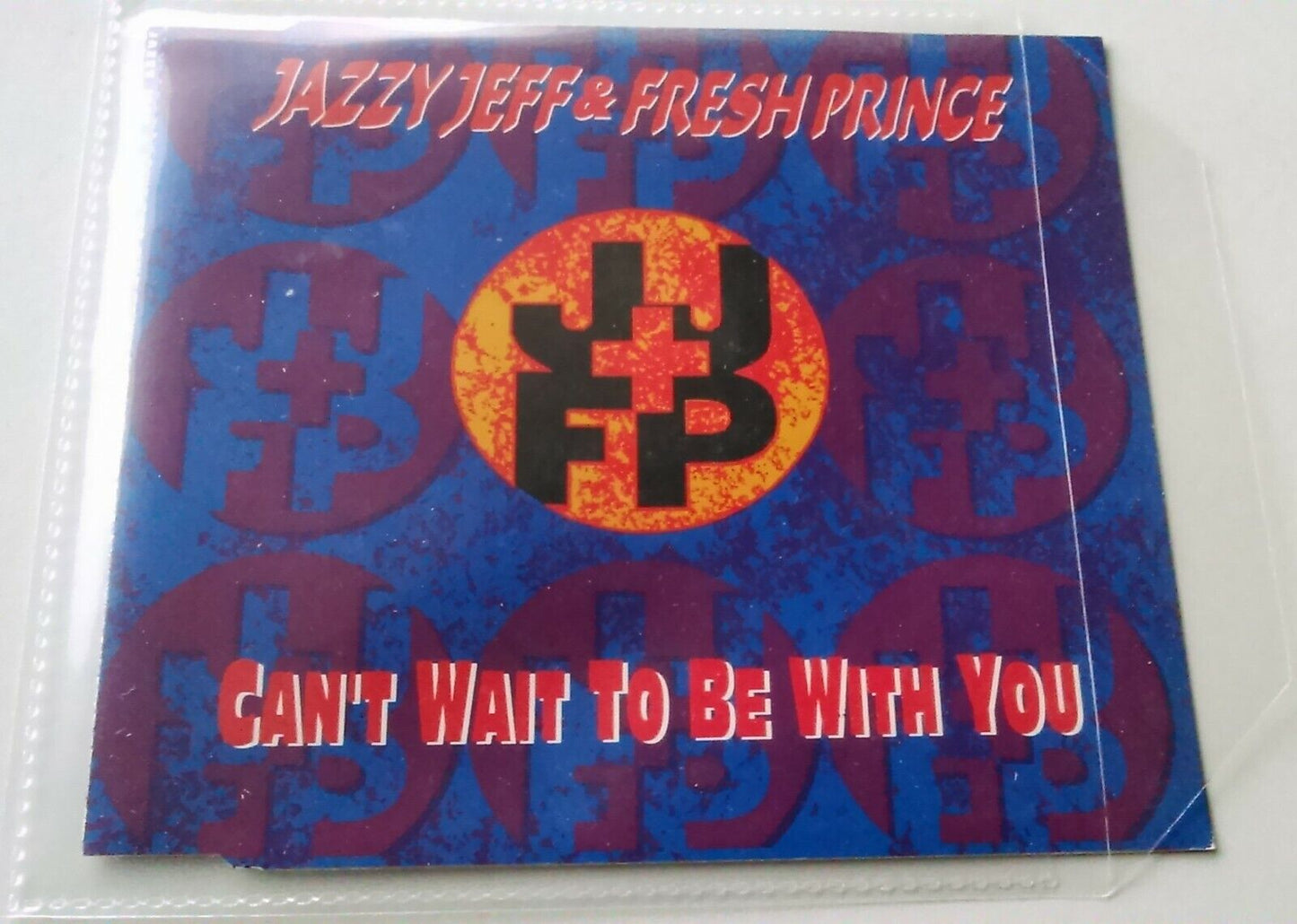 DJ Jazzy Jeff & The Fresh Prince – Can't Wait To Be With You CD plastic wallet