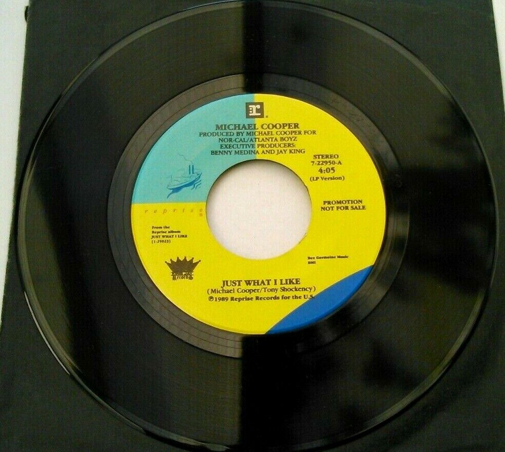 Michael Cooper - Just What I Like (Reprise, 1989) 7" vinyl single VG/- US promo