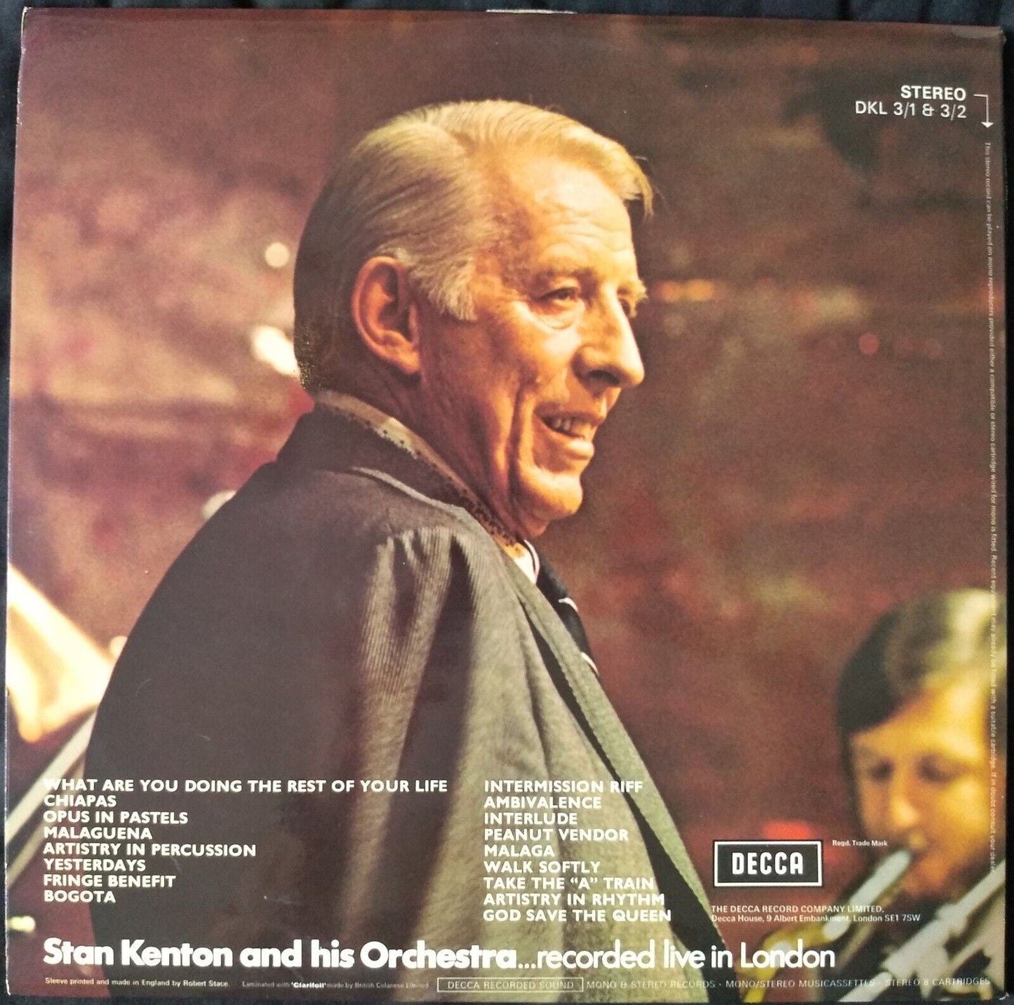 Stan Kenton - Stan Kenton Today (Decca 1972) 2x12" vinyl LP VG/VG