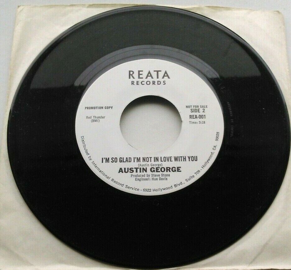 Austin George - Mule Skinner Blues (Reata) 7" vinyl single VG/VG US promo