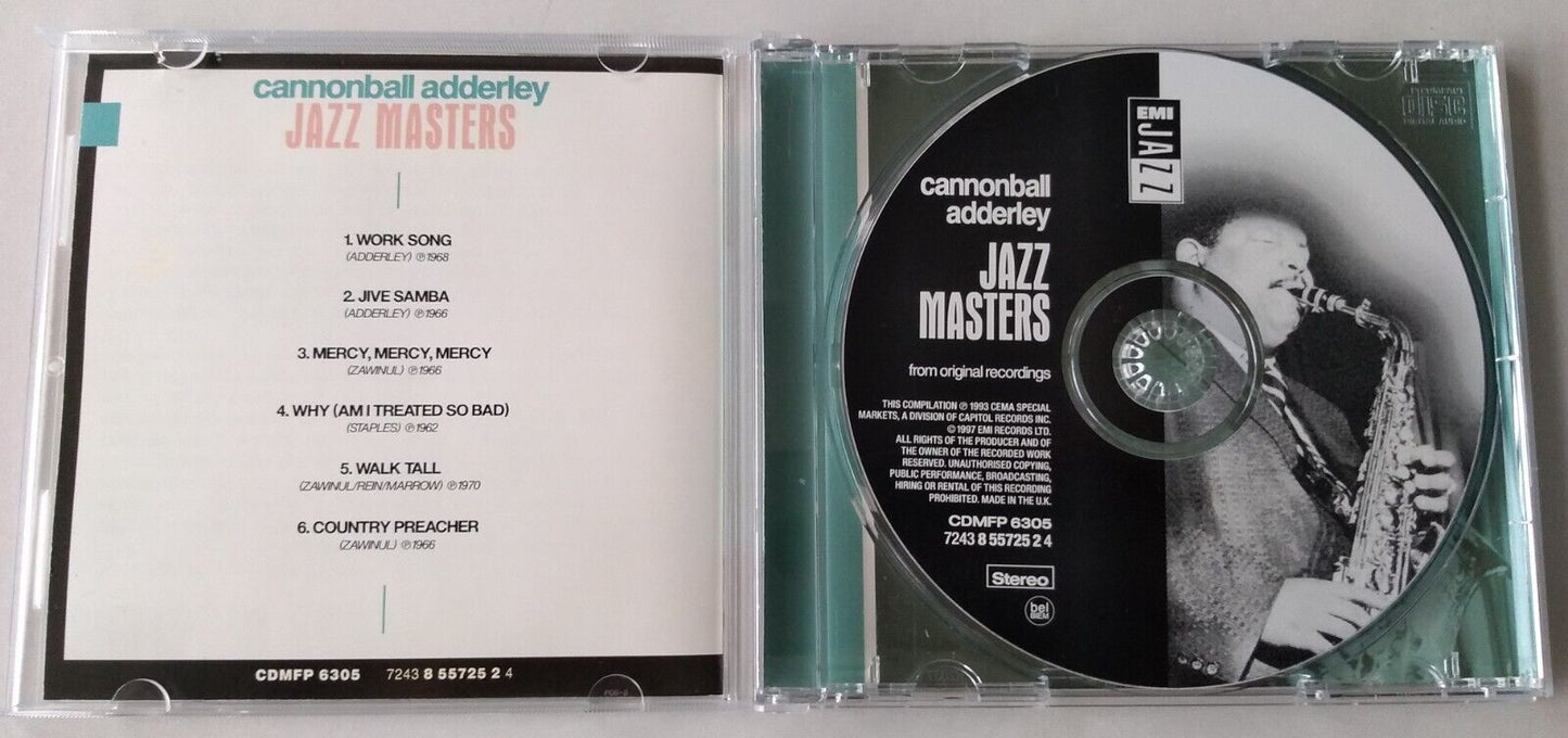 Cannonball Adderley - Jazz Masters (1997) CD album