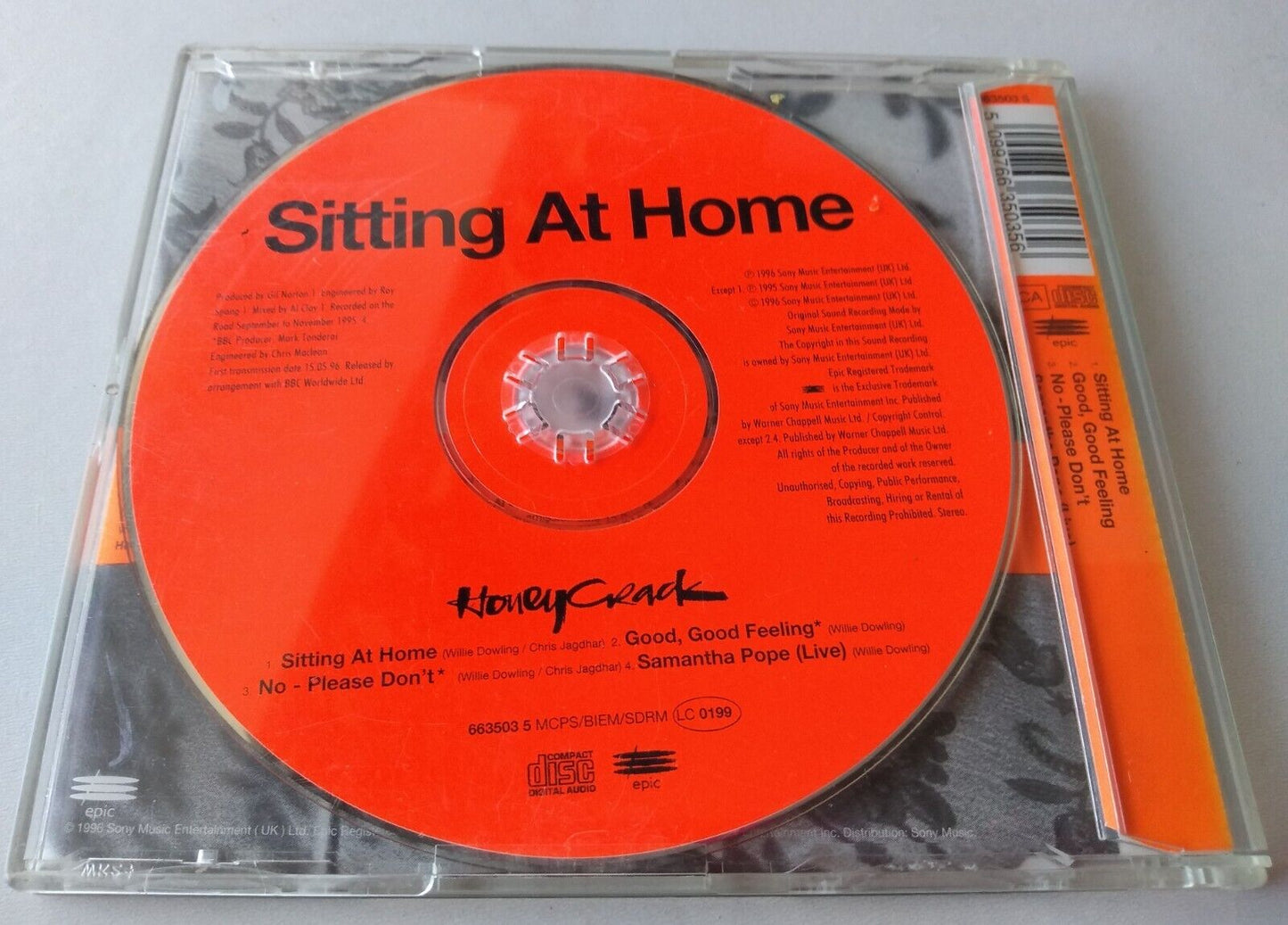 Honeycrack - Sitting At Home (1996) CD2 single ltd ed