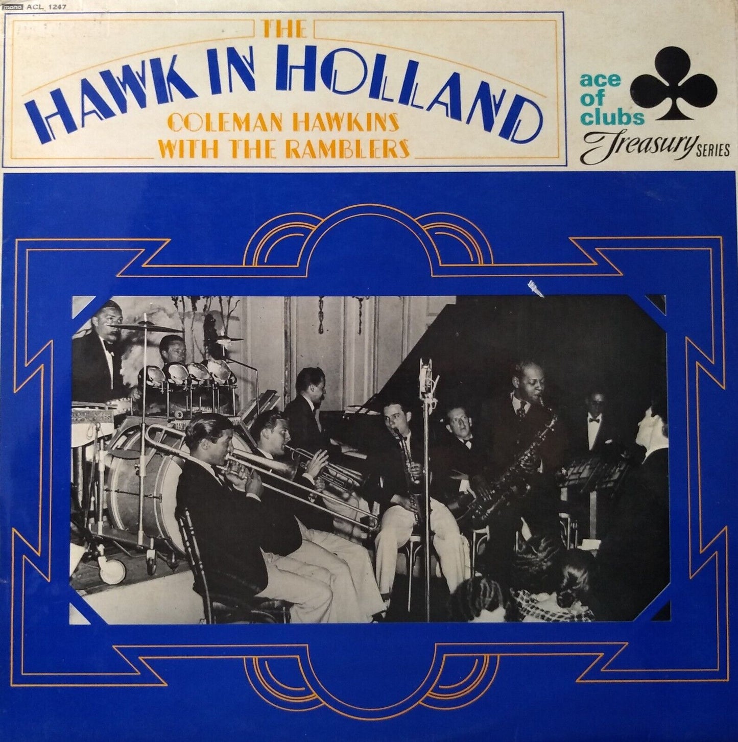 Coleman Hawkins ‎– The Hawk In Holland (AC, 1968) 12" vinyl LP VG/VG