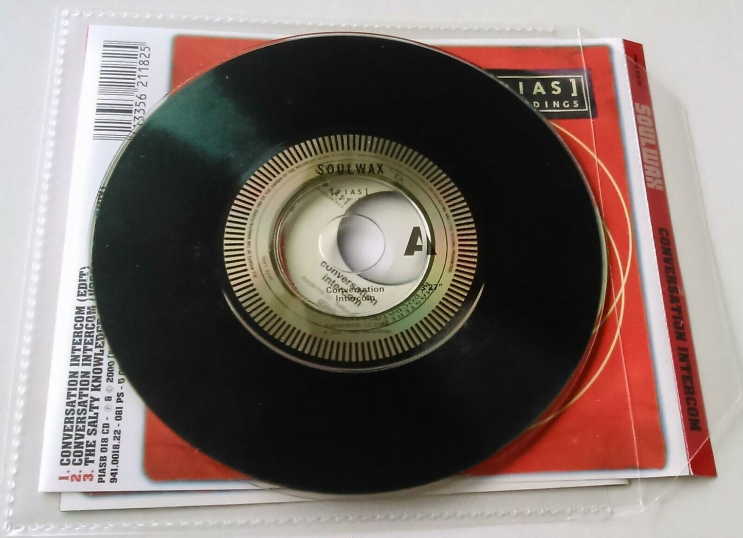 Soulwax – Conversation Intercom (2000) CD single *no case - plastic wallet*