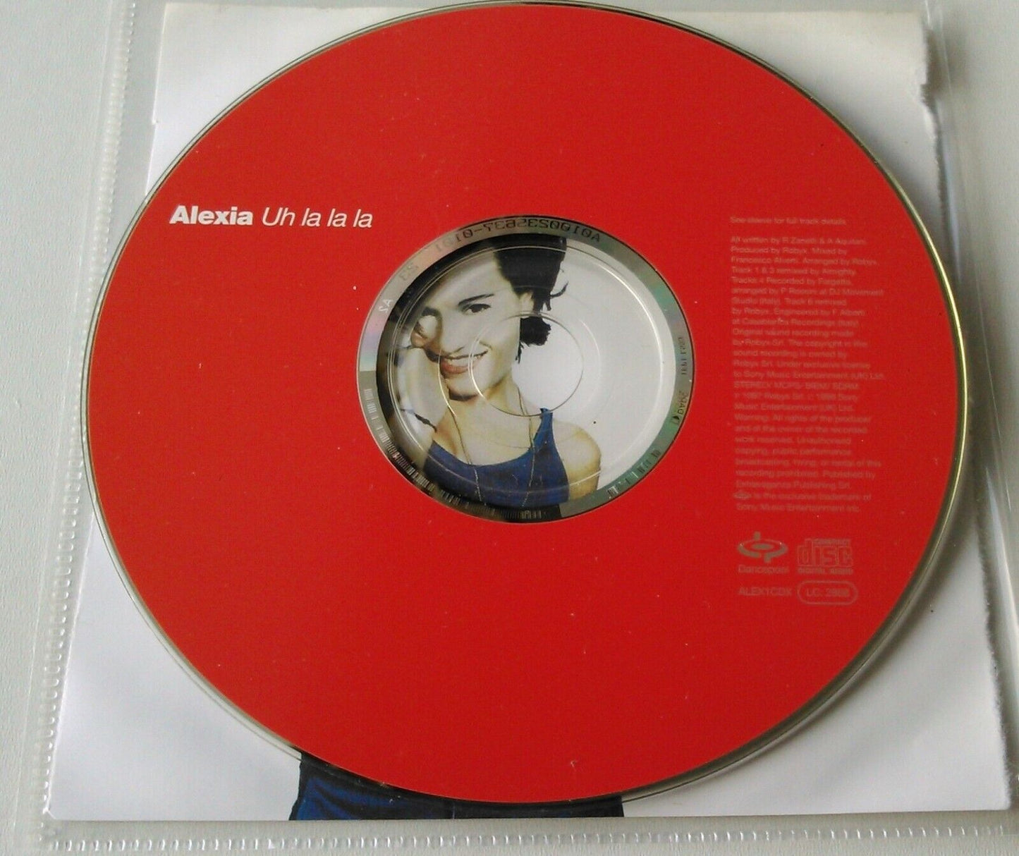 Alexia ‎– Uh La La La (1998) CD single *no case - plastic wallet*