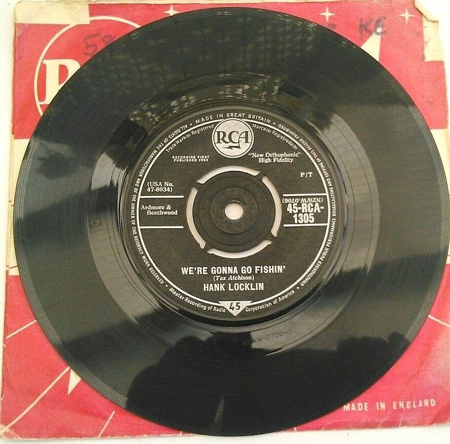 Hank Locklin - Welcome Home, Mister Blues (RCA, 1962) 7" vinyl single VG/VG