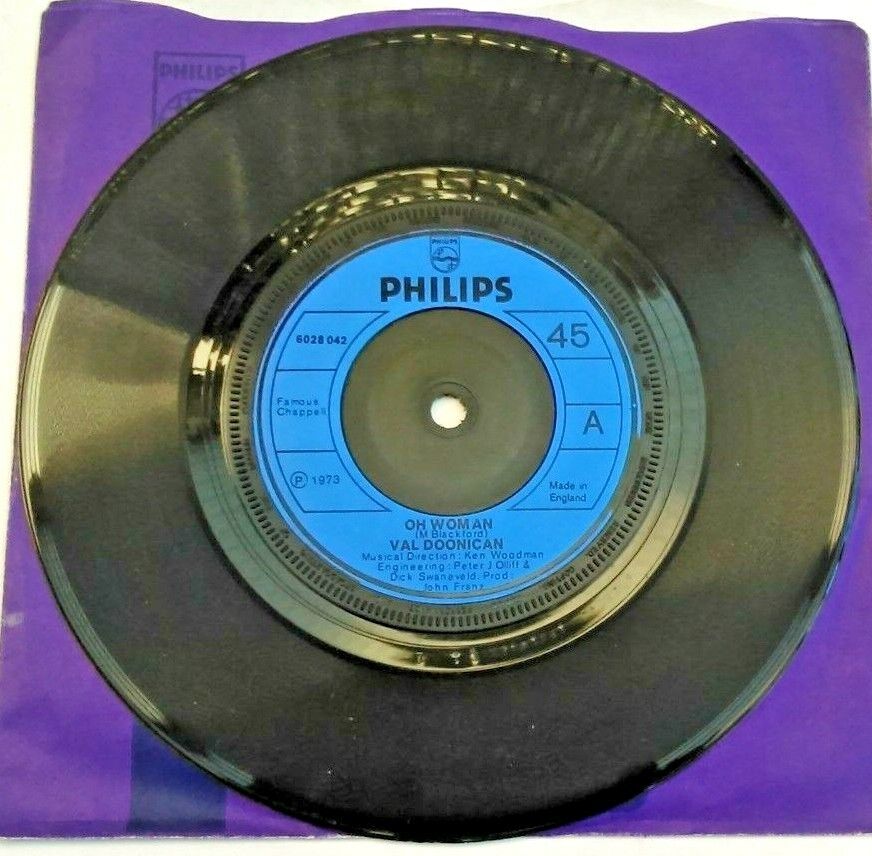 Val Doonican – Oh Woman (Philips, 1971) 7" vinyl single VG/VG