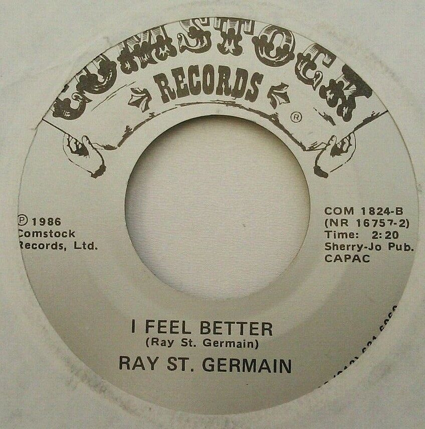 Ray St. Germain - Please Don't Hurt Me (Comstock, 1986) 7" vinyl single VG/VG US