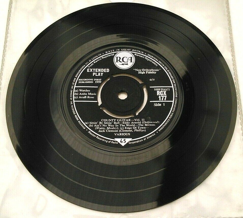 Various – Country Guitar Vol. 11 (RCA, 1959) 7" vinyl EP VG/-