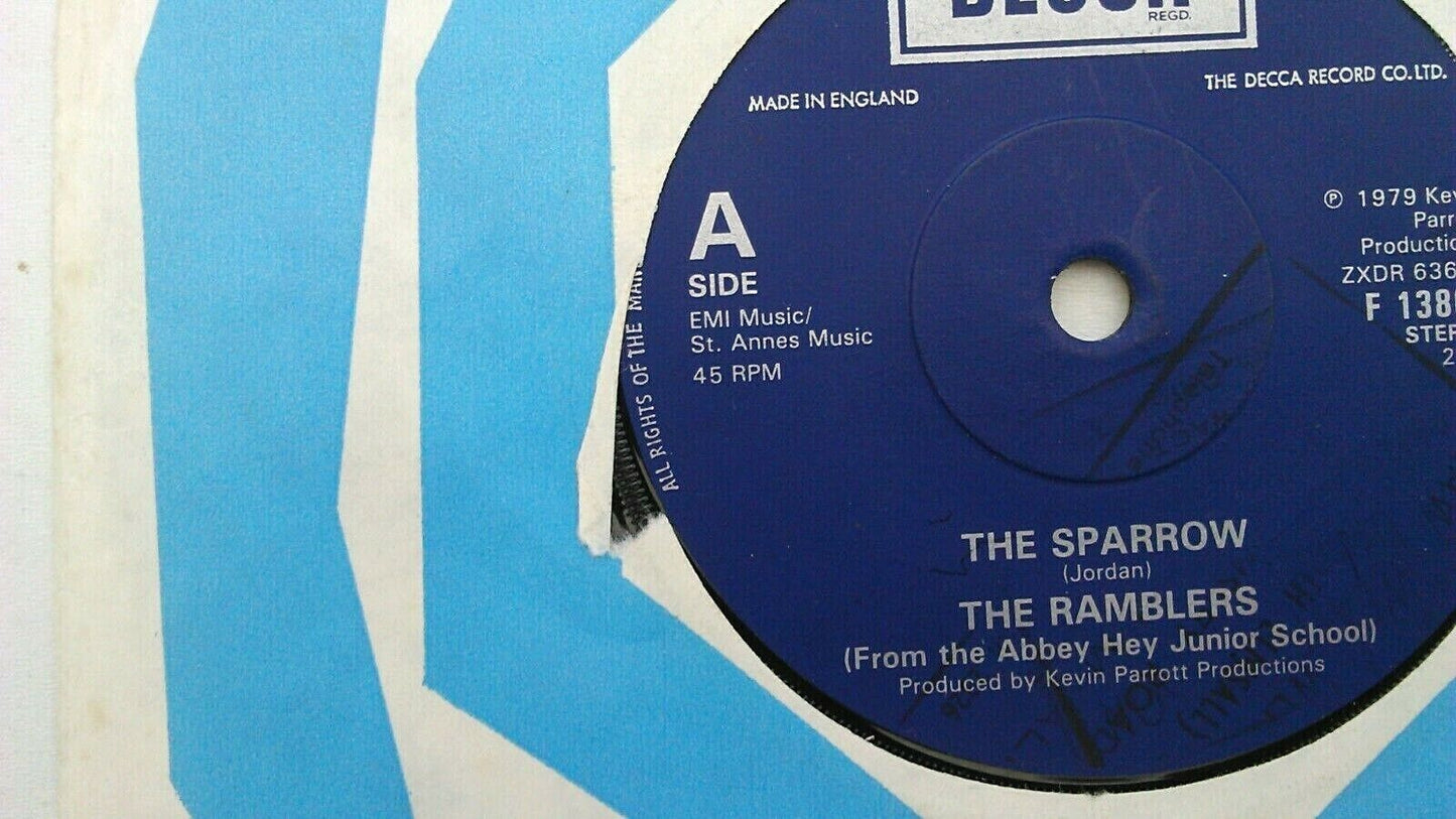 The Ramblers - The Sparrow (Decca, 1979) 7" vinyl single VG/G