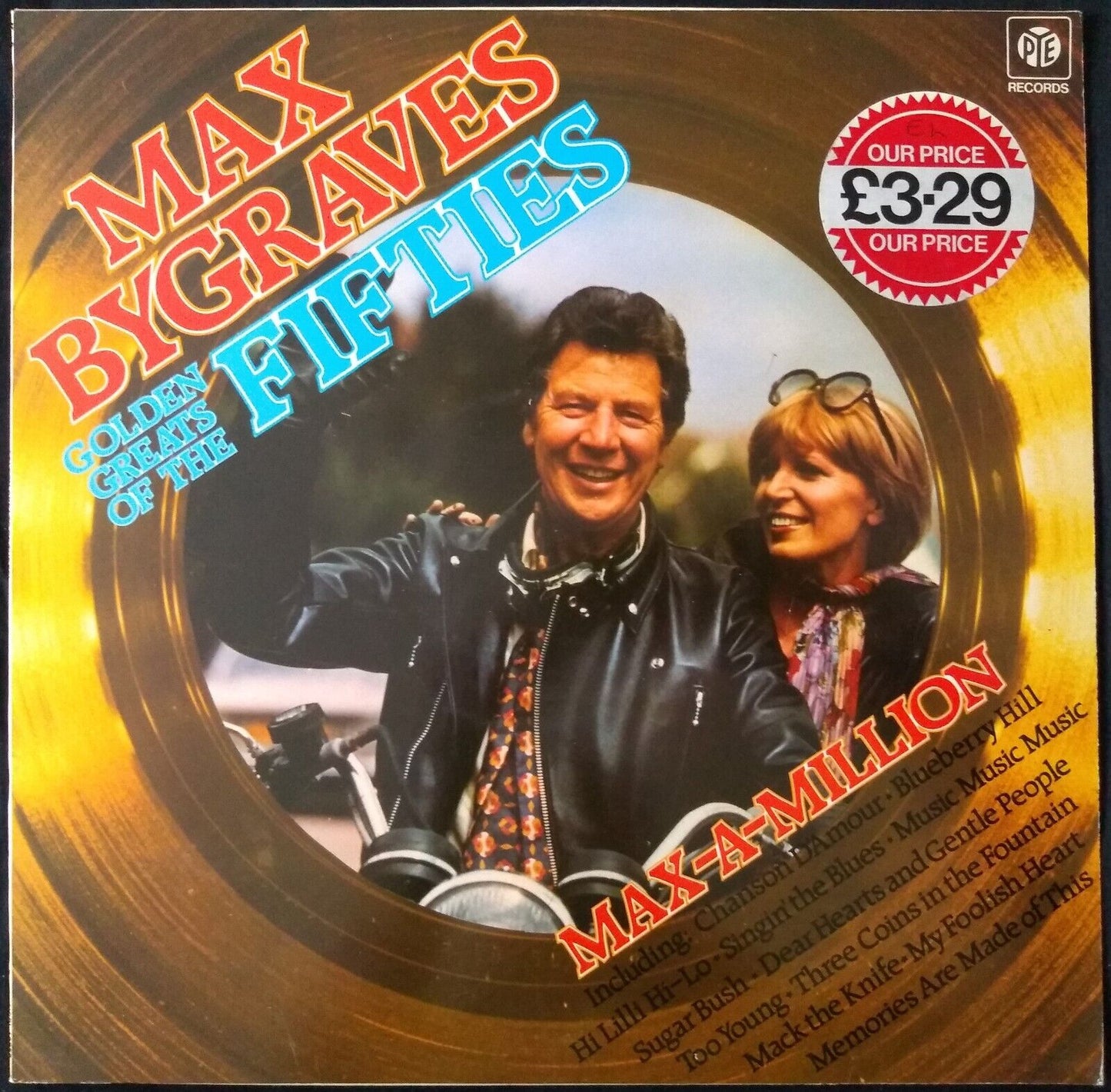 Max Bygraves – Max-A-Million - Golden Greats Of The Fifties (1977) 12" LP  VG