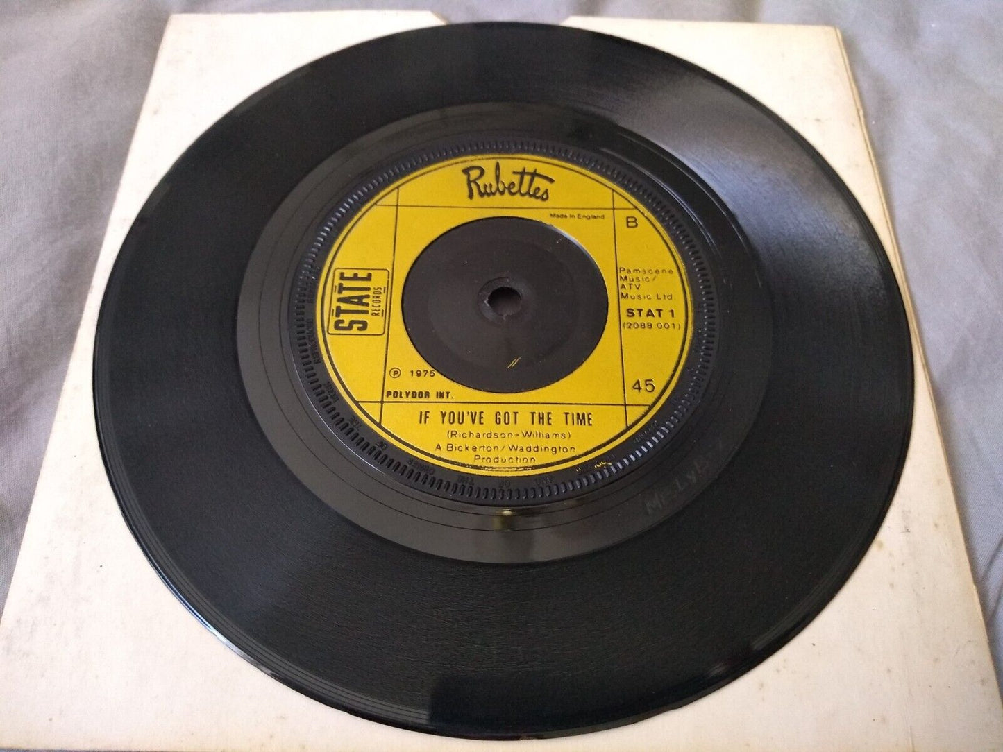 Rubettes - I Can Do It (State 1975) 7" vinyl single VG/-