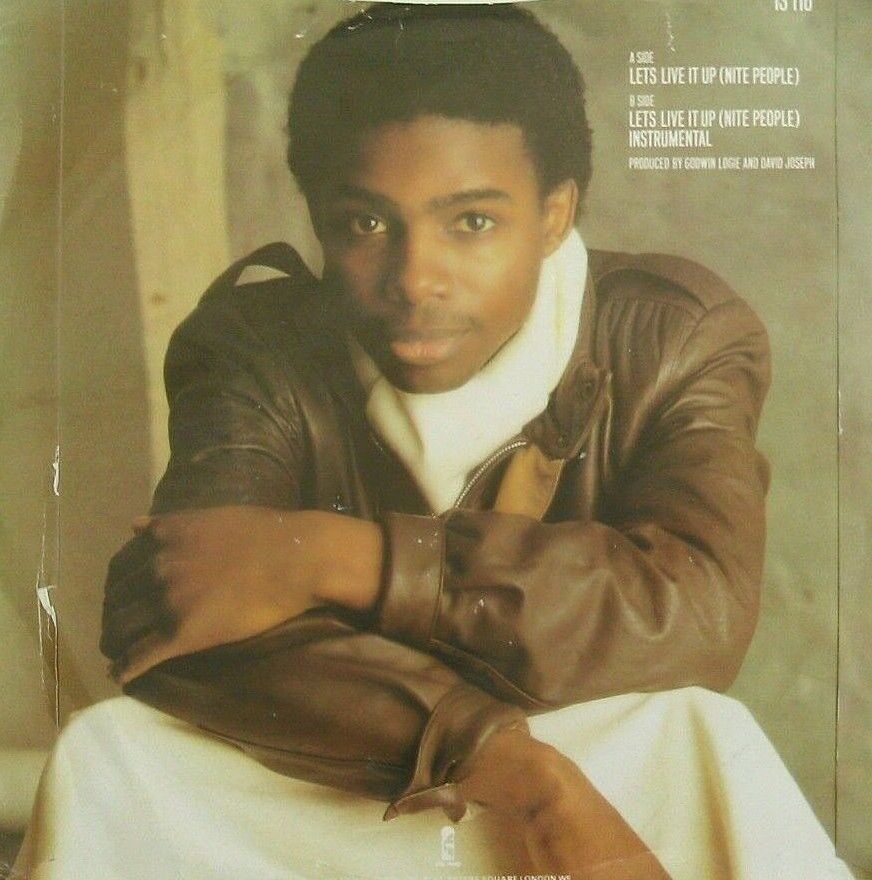 David Joseph – Let's Live It Up (Nite People) (1983) 7" vinyl single VG/VG