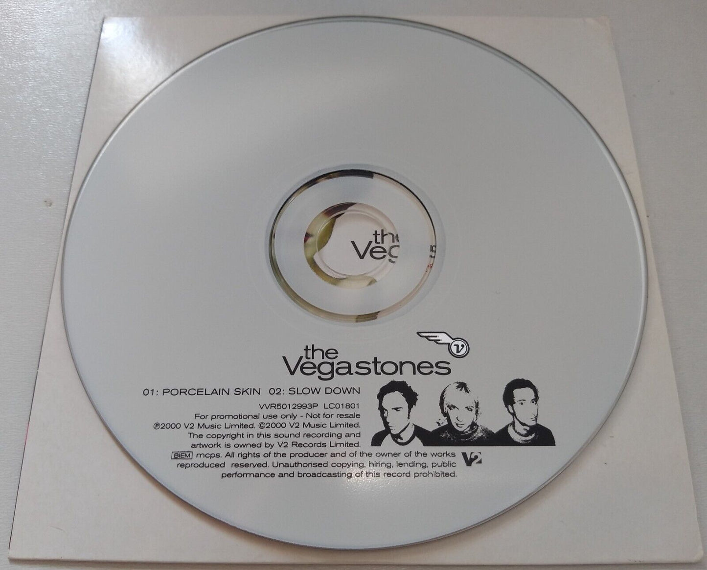 The Vegastones - Porcelain Skin (2000) DJ CD single promo