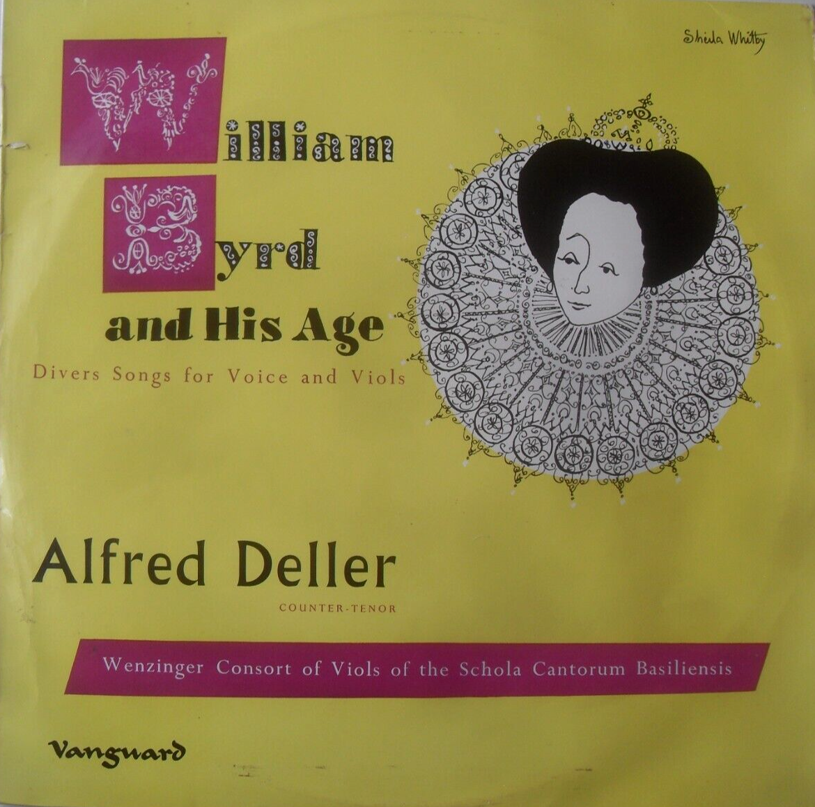 Alfred Deller - William Byrd And His Age (Vanguard 1956) 12" vinyl LP VG/VG