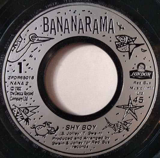 Bananarama ‎– Shy Boy (London, 1982) 7" vinyl single VG/- jukebox centre