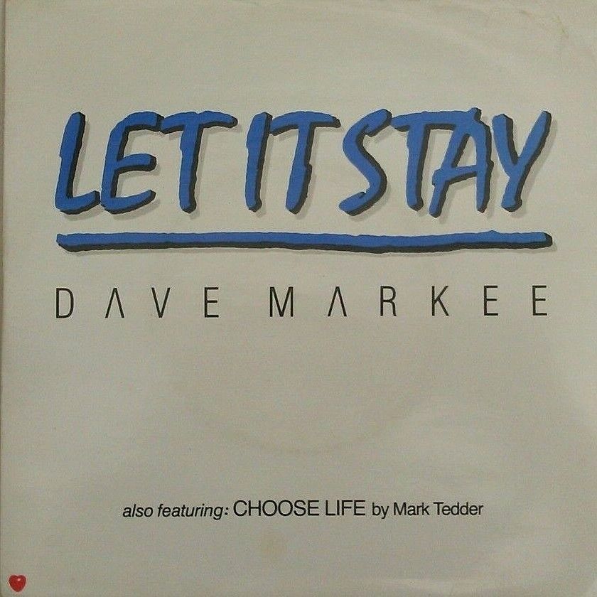 Dave Markee – Let It Stay (Priority, 1988) 7" vinyl P/S single VG/VG