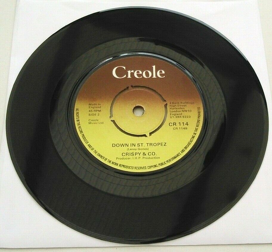 Crispy & Co. – Get It Together (Creole, 1975) 7" vinyl single VG/-