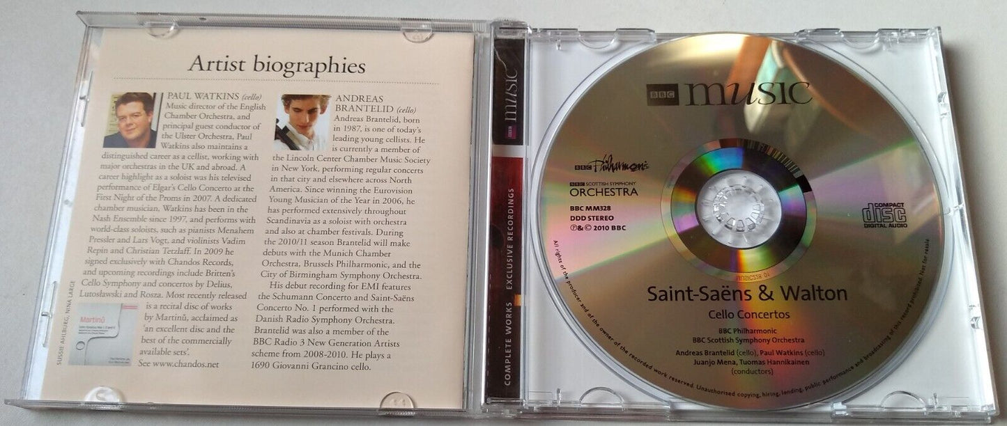 Saint-Saens & Walton - Cello Concertos (2010) CD album