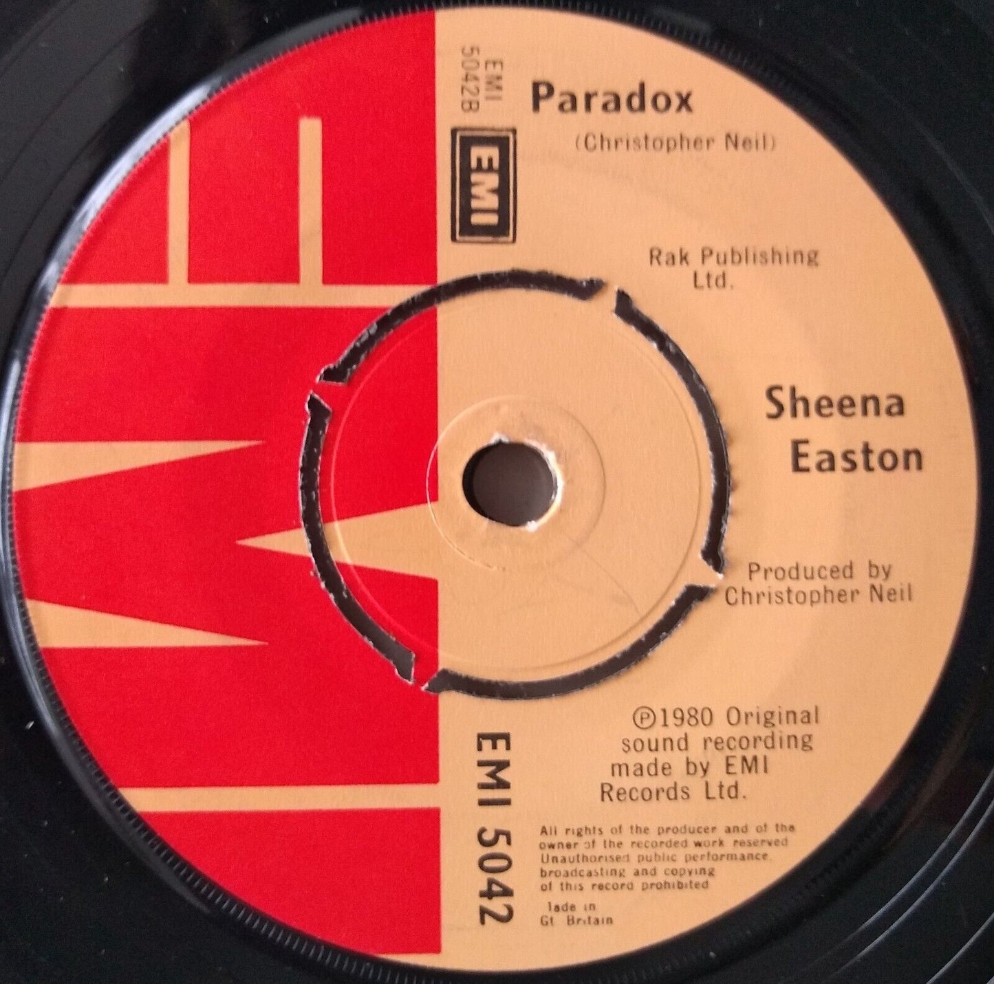 Sheena Easton - Modern Girl (EMI, 1980) 7" vinyl single VG/-