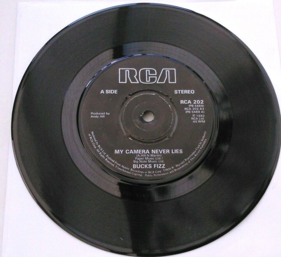 Bucks Fizz - My Camera Never Lies (RCA, 1982) 7" vinyl single VG/-