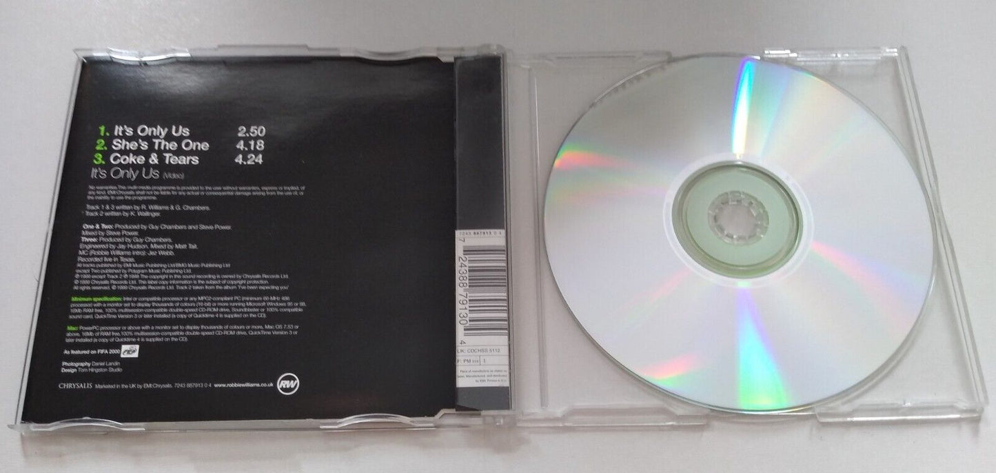 Robbie Williams – It's Only Us / She's The One (1999) CD1 single